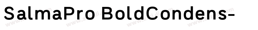 SalmaPro BoldCondens字体转换 SalmaPro BoldCondens字体转换